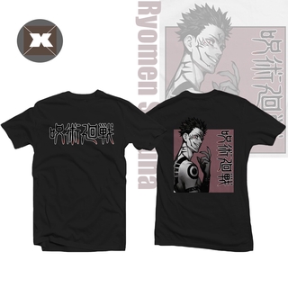 เสื้อยืดโอเวอร์ไซส์Jujutsu Kaisen - Ryomen Sukuna เสื้อยืดลําลองแฟชั่นสําหรับ Unisex แขนสั้นขนาดพลัสขนาดพลัสS-3XL