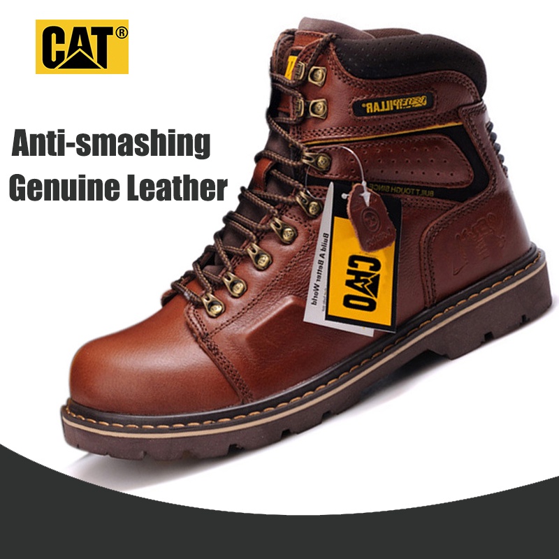 รูปภาพของCaterpillar safety shoes รองเท้าบูทเซฟตี้หัวเหล็ก 2 สไตล์ ขนาด 38-47ลองเช็คราคา