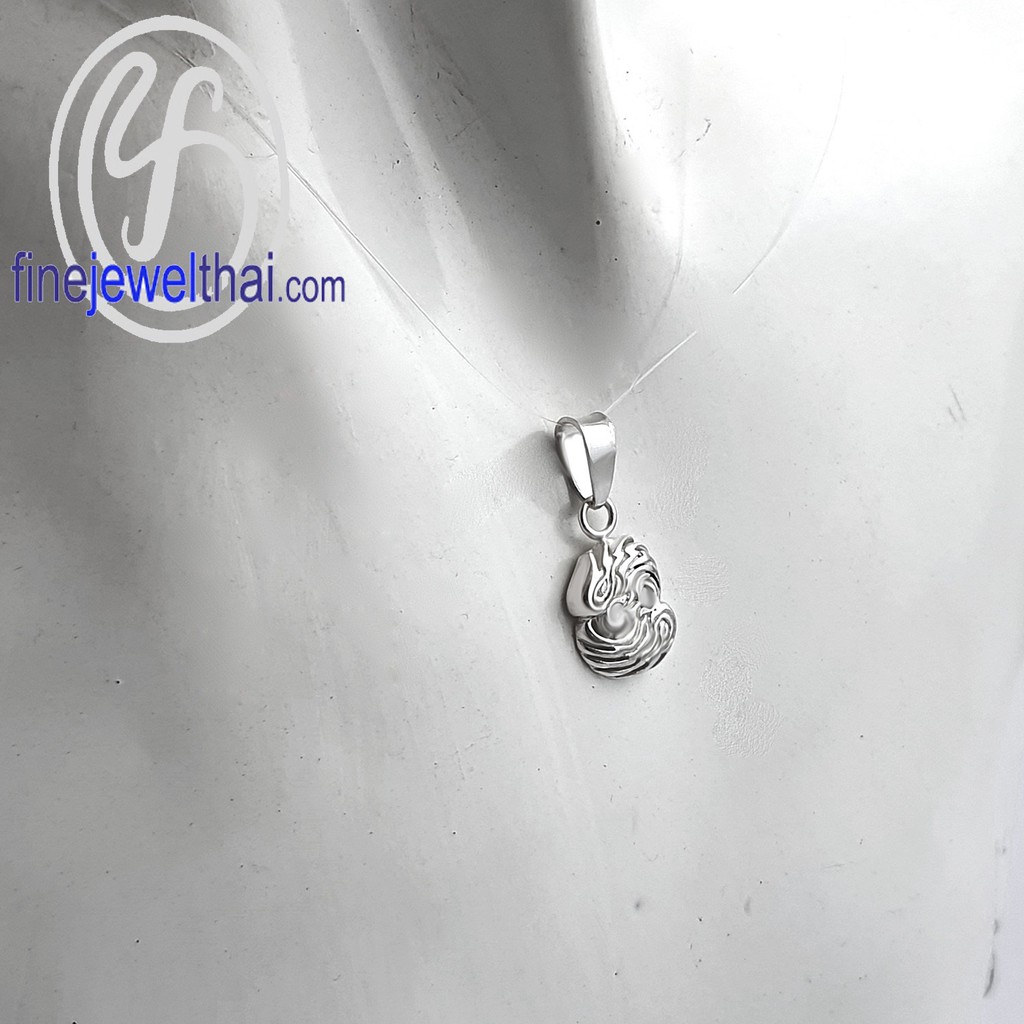 finejewelthai-จี้ราศี-ราศีมีน-จี้เงินแท้-pisces-silver-pendant-p117600