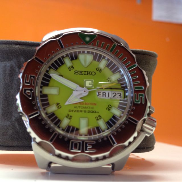 Seiko Green Monster Limited Edition SKZ277K1 Shopee Thailand