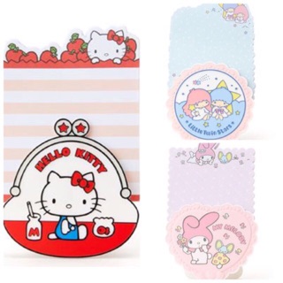 Sanrio Memo Pad พร้อมคลิปหนีบสุดน่ารัก