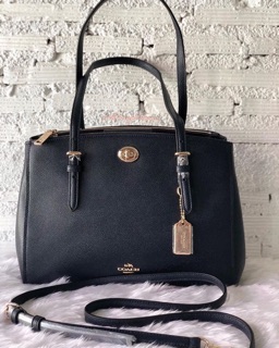 COACH turnlock carryall 29 leather