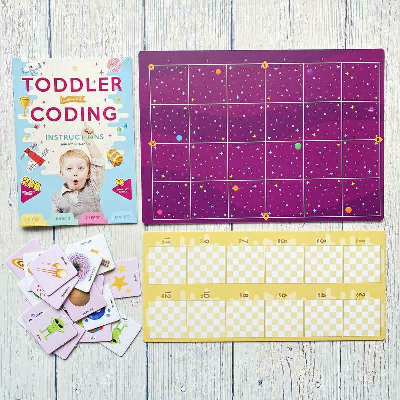 toddler-coding-เกมโค้ดดิ้ง-เด็กเล็ก-3-5-ขวบ-กล่องฟ้า-2winbooktoys