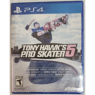 แผ่นPS4 แท้ - TPNY HAWK PRO SKATER 5 มือ1✅✅