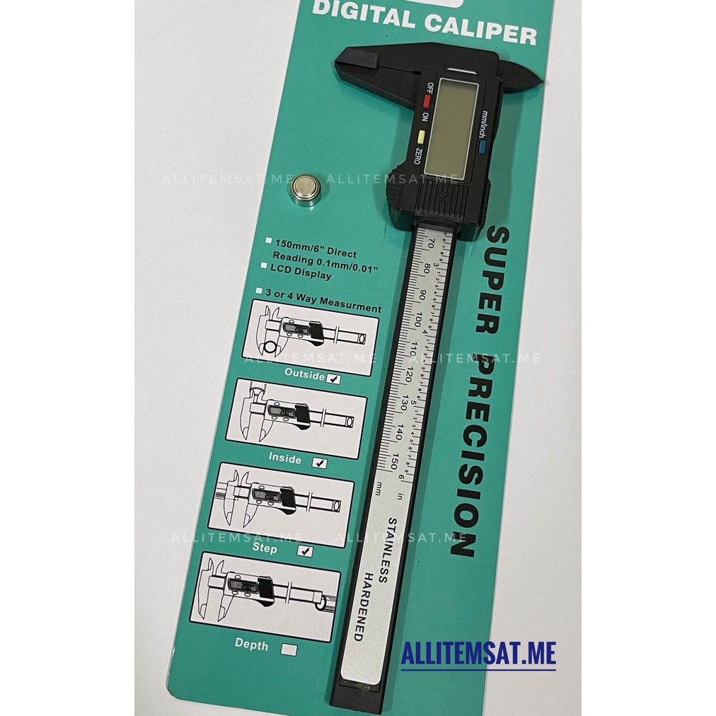 เวอร์เนียดิจิตอล-6-นิ้ว-vernier-digital-caliper-ขนาด-6-นิ้ว