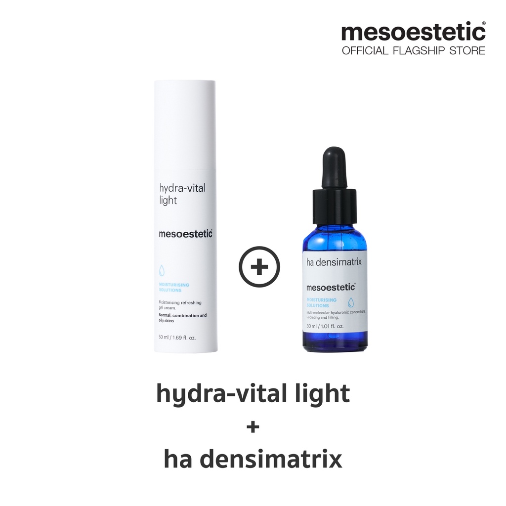 ภาพหน้าปกสินค้าha densimatrix + hydra-vital light 50ml