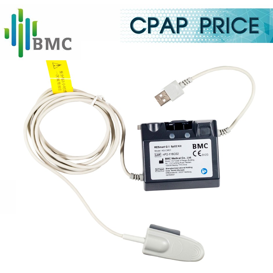 เครื่องวัดออกซิเจนปลายนิ้ว BMC CPAP SpO2 Kit | Shopee Thailand
