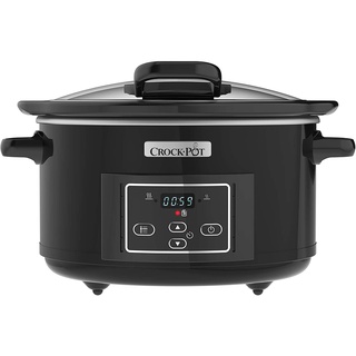 หม้อตุ๋นนำเข้าจากอังกฤษของแท้ CrockPot Lift and Serve Digital Slow Cooker 4.7L CSC052 UK Import 220Vใช้ไฟไทยไม่ต้องแปลง