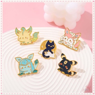 ★ เข็มกลัด Espeon Umbreon Glaceon Leafeon ★ 1 ชิ้น แฟนคลับ คอลเลกชัน สัตว์น่ารัก Doodle เคลือบ Pins กระเป๋าเป้สะพายหลัง กระดุม เข็มกลัด