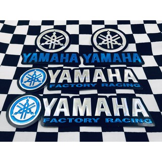 ภาพหน้าปกสินค้าสติ๊กเกอร์ Yamaha Sticker สติกเกอร์ สีฟ้า แต่งรถ ติดรถ โลโก้ Logo 3D ตัวนูน มอเตอร์ไซค์ ยามาฮ่า Fino mslaz yzf r1 r6 r15 ที่เกี่ยวข้อง