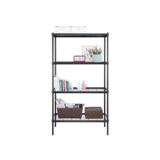 โปรโมชั่น : INDEX LIVING MALL ชั้นวางของ 4 ชั้น รุ่นไวร์เน็ท ขนาด 90 ซม. - สีดำ