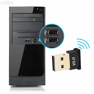 ราคาVoll - Bluetooth 5.0 อะแดปเตอร์รับสัญญาณเสียงความเร็วสูง Usb 2.0