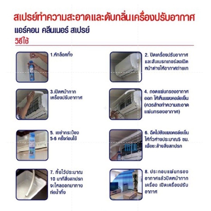 แอร์คอน-คลีนเนอร์-สเปรย์-ขนาด370-มล