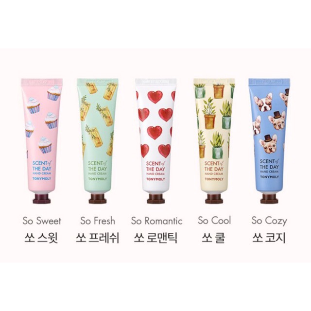 TONYMOLY SCENT Of The Day Hand Cream 30ml Shopee Thailand