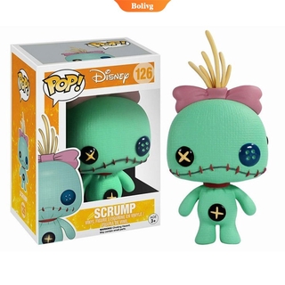 Funko Pop ! Disney Lilo & Stitch Scrump 126 # ตุ๊กตาไวนิลพร้อมกล่องของเล่น