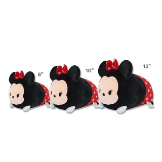 Disney หมอนกอด Minnie Mouse มินนี่เม้าส์ Tsum Tsum ขนาด 8" / 10" / 12"  (สินค้าลิขสิทธิ์แท้ จากโรงงานผู้ผลิต)