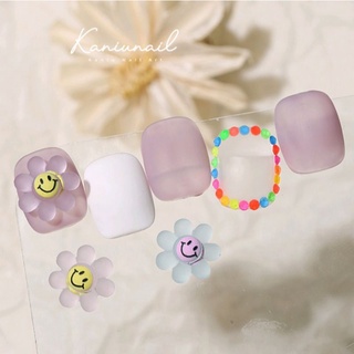 ดอกไม้เดซี่ติดเล็บ 5ตัว คละสี