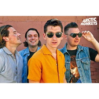 โปสเตอร์ รูปถ่าย วงร็อก วง ดนตรี อาร์กติกมังกีส์ Arctic Monkeys POSTER 24”x35” Inch English Indie Rock Punk