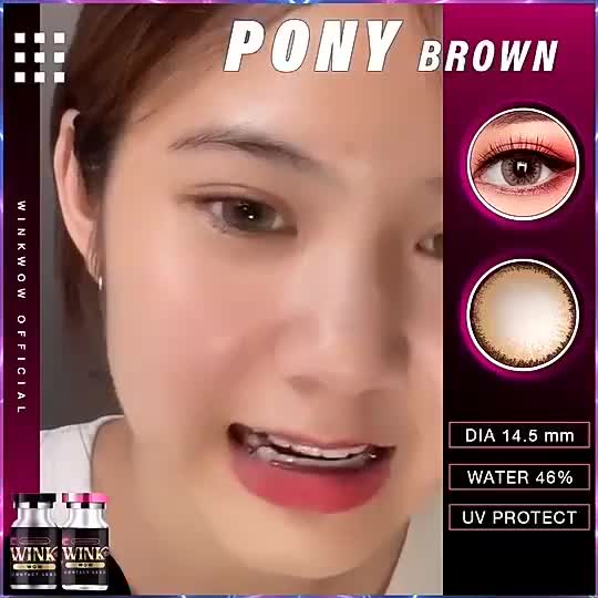 1-2-pony-pola-brown-chestnut-สีน้ำตาล-โทนหวาน-ตาโต-wink-contact-lens-คอนแทคเลนส์-bigeyes-ค่าสายตา-สายตาสั้น-แฟชั่น
