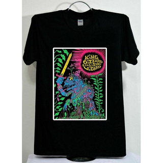 เสื้อยืดผ้าฝ้ายพิมพ์ลายคลาสสิก ใหม่ เสื้อยืดแฟชั่น พิมพ์ลาย King Gizzard And The Lizard Wizard Tour July 12