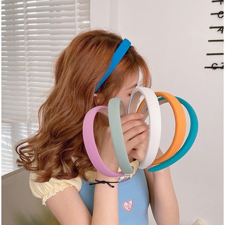 Colorful retro sponge headband hair pressure hair face headband women candy color headband women