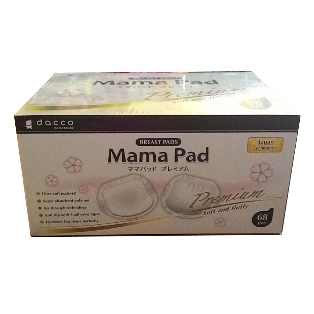 Dacco Mama Pad แผ่นซับน้ํานม 68 แผ่น | Shopee Thailand
