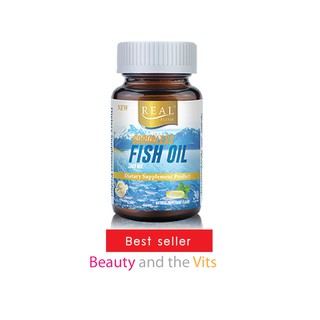 REAL ELIXIR Odourless Fish Oil 1000MG น้ำมันปลา ไร้กลิ่นคาว 30เม็ด