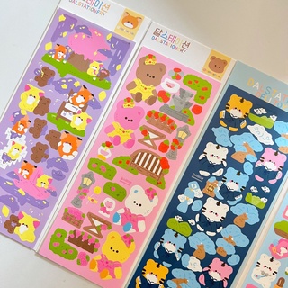 GaLiCiCi Stickersสติ๊กเกอร์แมวการ์ตูนน่ารักเกาหลี ins/สติ๊กเกอร์ตกแต่ง DIY