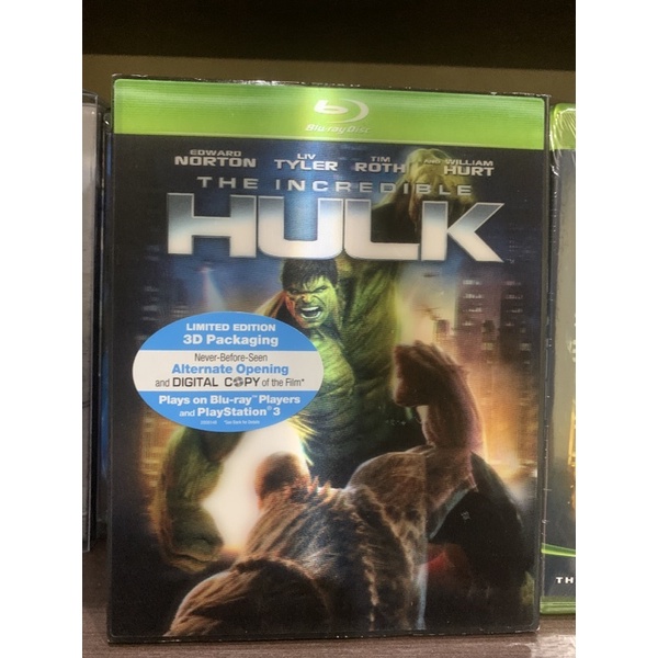 the-incredible-hulk-blu-ray-แท้-มือ-1-หายาก-ปกสามมิติ-น่าสะสม-รับซื้อบลูเรย์-แท้-มือสอง