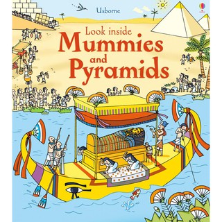 DKTODAY หนังสือ USBORNE LOOK INSIDE MUMMIES AND PYRAMIDS (AGE 4+)