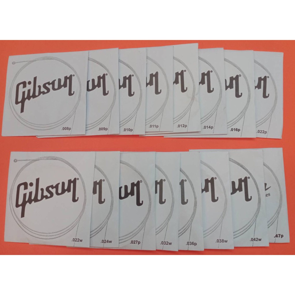 รูปภาพสินค้าแรกของGibson สายกีตาร์ สายปลีก โปร่ง และ สายกีตาร์ ไฟฟ้า พร้อมส่ง  ส่งเร็ว