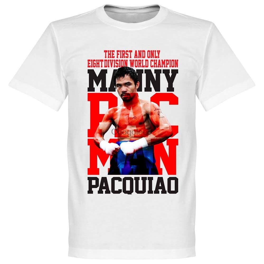 เสือยืดผู้ชาย-retake-camiseta-de-la-leyenda-del-boxeo-camiseta-blanca-fk-pacquiao