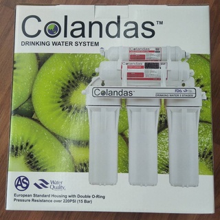 เครื่องกรองน้ำ 5 ขั้นตอน โคลันดาส Colandas เครื่องกรองน้ำ  มาตรฐาน NSF International น้ำดื่มสะอาด ปลอดภัย