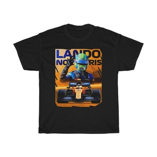 T-shirt  เสื้อยืด ขนาดใหญ่ พิมพ์ลาย Lando Norris 4 สไตล์ฮิปฮอป คลาสสิกS-5XL