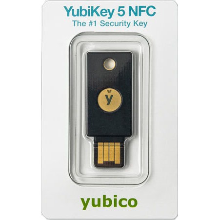 ภาพหน้าปกสินค้าYubikey 5 NFC (ของแท้ 100%) - (จัดส่งทันทีวันถัดไป) ปกป้องบัญชี Binance, Gmail, YouTube, Facebook, Instagram