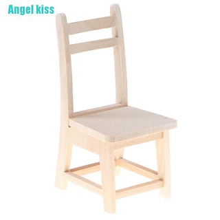 เก้าอี้ไม้ ขนาดเล็ก สําหรับ 1:12