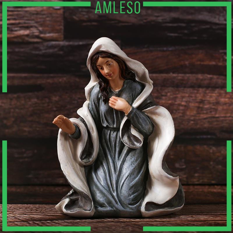 amleso-ชุดฟิกเกอร์-nativity-set-ขนาดเล็กสําหรับตกแต่งวันคริสต์มาส-12-ชิ้น