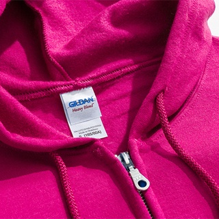 ภาพขนาดย่อของภาพหน้าปกสินค้าGildan Heavy Blend Adult Full Zip Hooded Sweatshirt Heliconia ฮู้ดแบบซิป - ชมพูเข้ม จากร้าน limillust บน Shopee