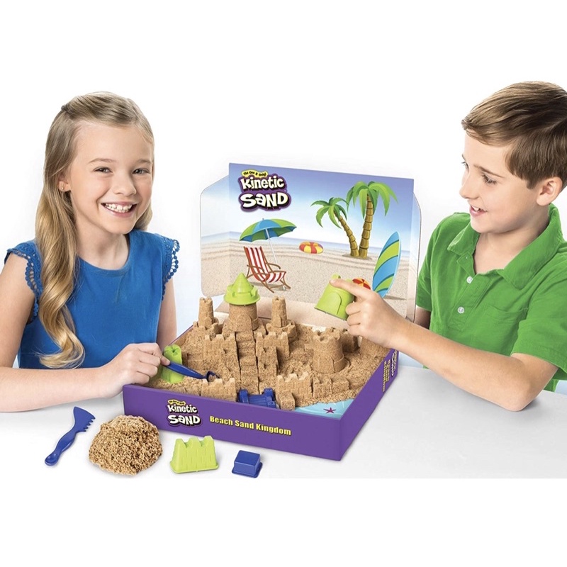 ทรายมหัศจรรย์ไม่ติดมือของแท้นำเข้าจากอเมริกายี่ห้อ-kinetic-sand-beach-sand-kingdom