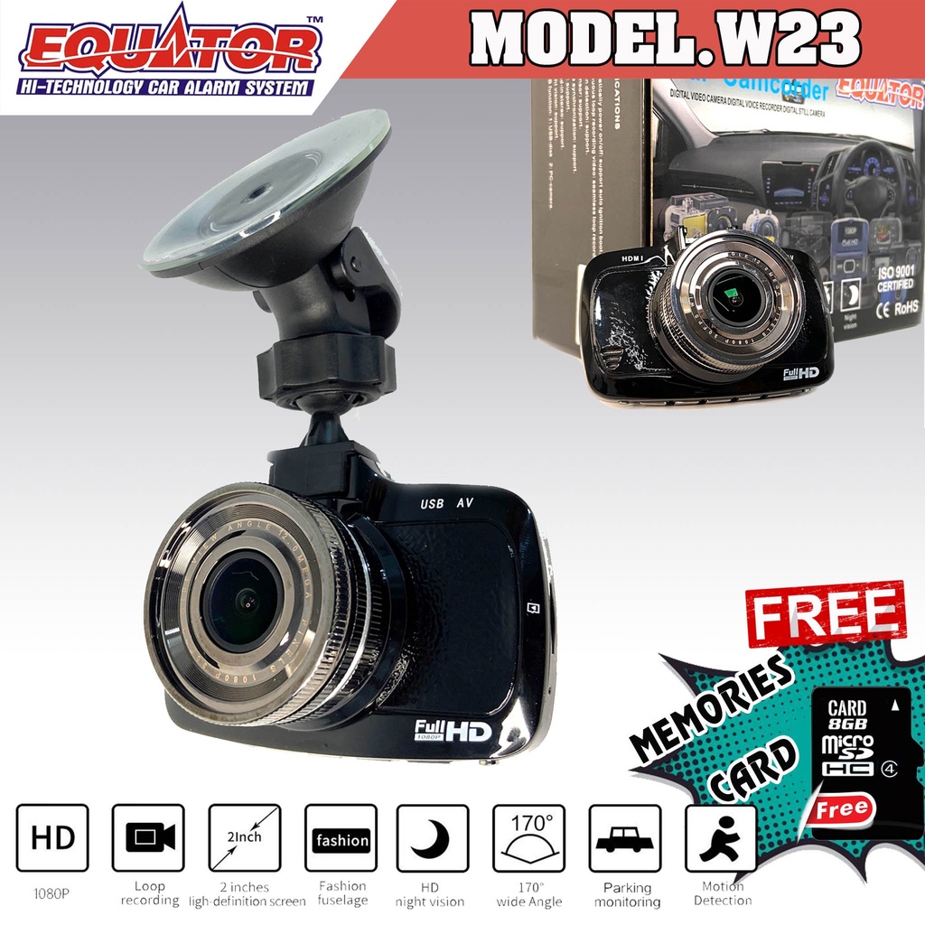 equator-dvr-w23-free-memories-sd-card-8gb-กล้องติดรถยนต์-full-hd-equator-dvr-w23