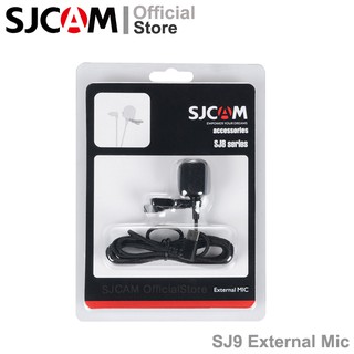 สินค้า SJCAM EXTERNAL MICROPHONE FOR Action Camera SJ8 SJ9 SERIES ไมโครโฟน กล้องแอคชั่น กล้องติดหมวก กล้องถ่ายวีดีโอ เอสเจแคม