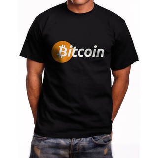 เสื้อยืดแขนสั้นลายกราฟฟิก Bitcoin crypto Digital
