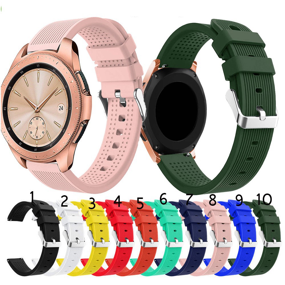 20mm/22mm Leather Replacement Watch Band For Samsung Galaxy, 42% OFF