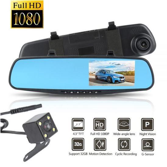 vehicle-blackbox-dvr-full-hd-1080-กล้องติดยนต์-มีทั้งกล้องหน้าและกล้องหลัง