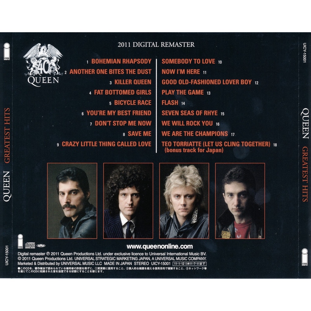 ซีดีเพลง-cd-queen-1981-greatest-hits-i-ในราคาพิเศษสุดเพียง159บาท