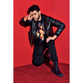 โปสเตอร์ The Weeknd เดอะวีกเอนด์ Poster แร็ปเปอร์ Rapper Hiphop ฮิปฮอป โปสเตอร์ รูปภาพ ตกแต่งผนัง Music ตกแต่งบ้าน