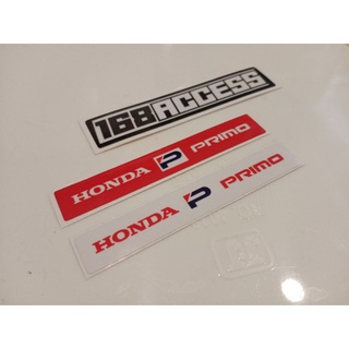 สติ๊กเกอร์ Honda Primo Sticker ติดท้ายรถตัวนอก