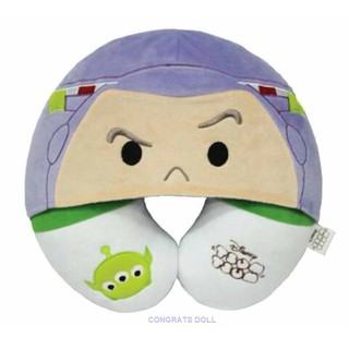 [ลิขสิทธิ์แท้ ส่งฟรี] หมอนรองคอ บัซ ไลท์เยียร์ Buzz Lightyear ทอย สตอรี่ Toy Story ซูมซูม Tsum Tsum