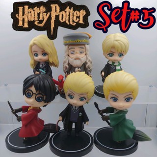 พร้อมส่งทันที โมเดล Harry Potters Set#5 ขนาด 9 Cm มีทั้งหมด 6 ตัว ราคาถูก งานสวยมาก สอบถามเพิ่มเติมได้ค่ะ