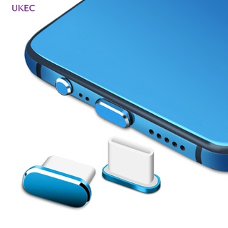 Ukec ใหม่ ฝาครอบปลั๊ก Usb Type C ป้องกันฝุ่น สําหรับ Type C Chargi